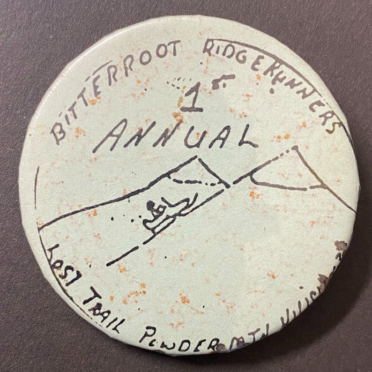 Bitterroot Ridge Runners Snowmobile Club Hamilton, MT 1960's? 1st Annual Pinback