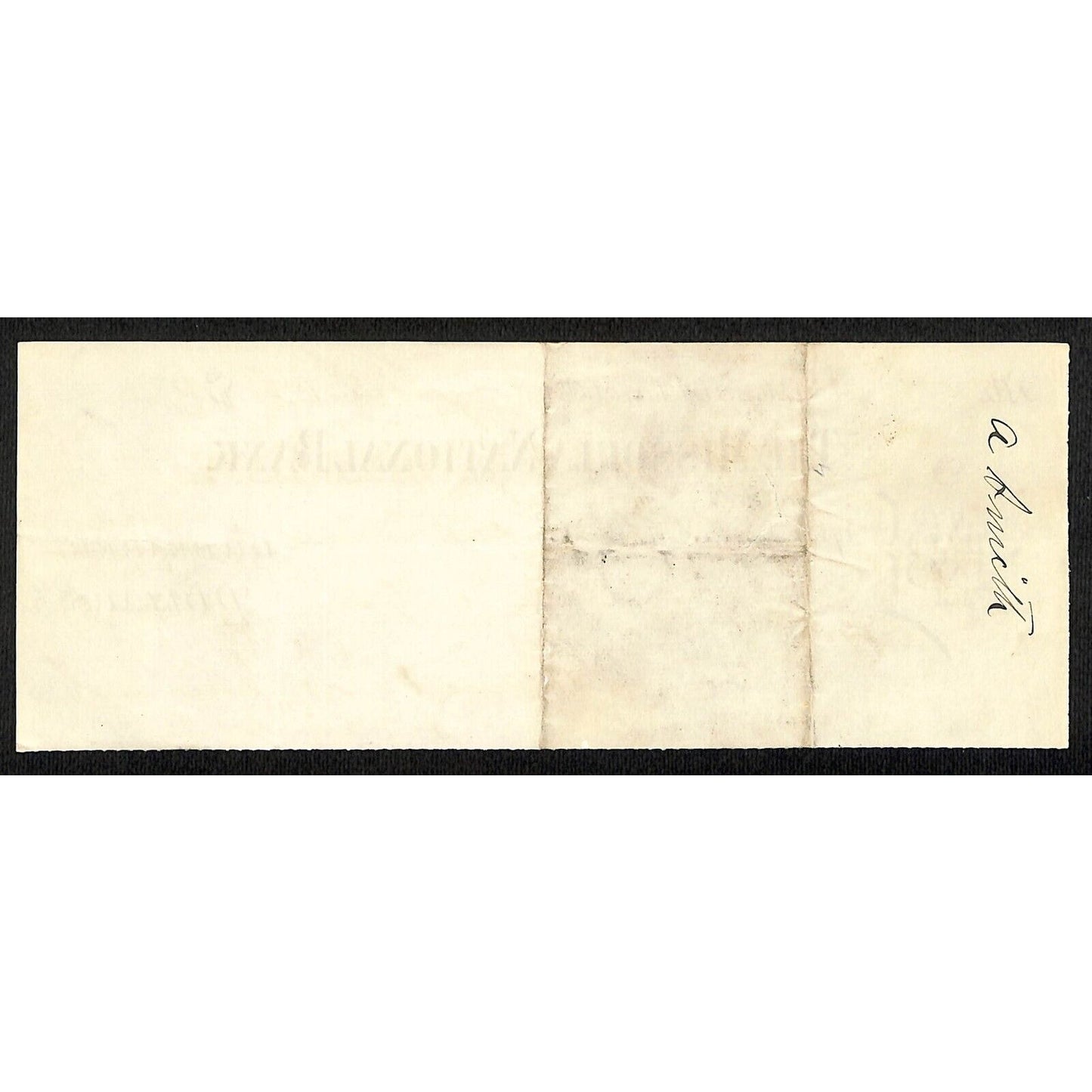 1888 Missoula National Bank Montana Territory Check Helena & Victor Mining #589
