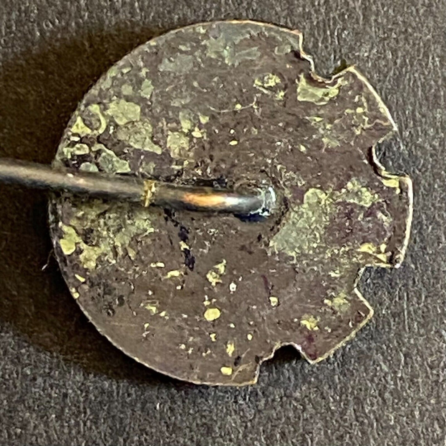 Russian USSR Soviet Vintage Lapel Stick Hat Pin - Equipment ? Well Worn