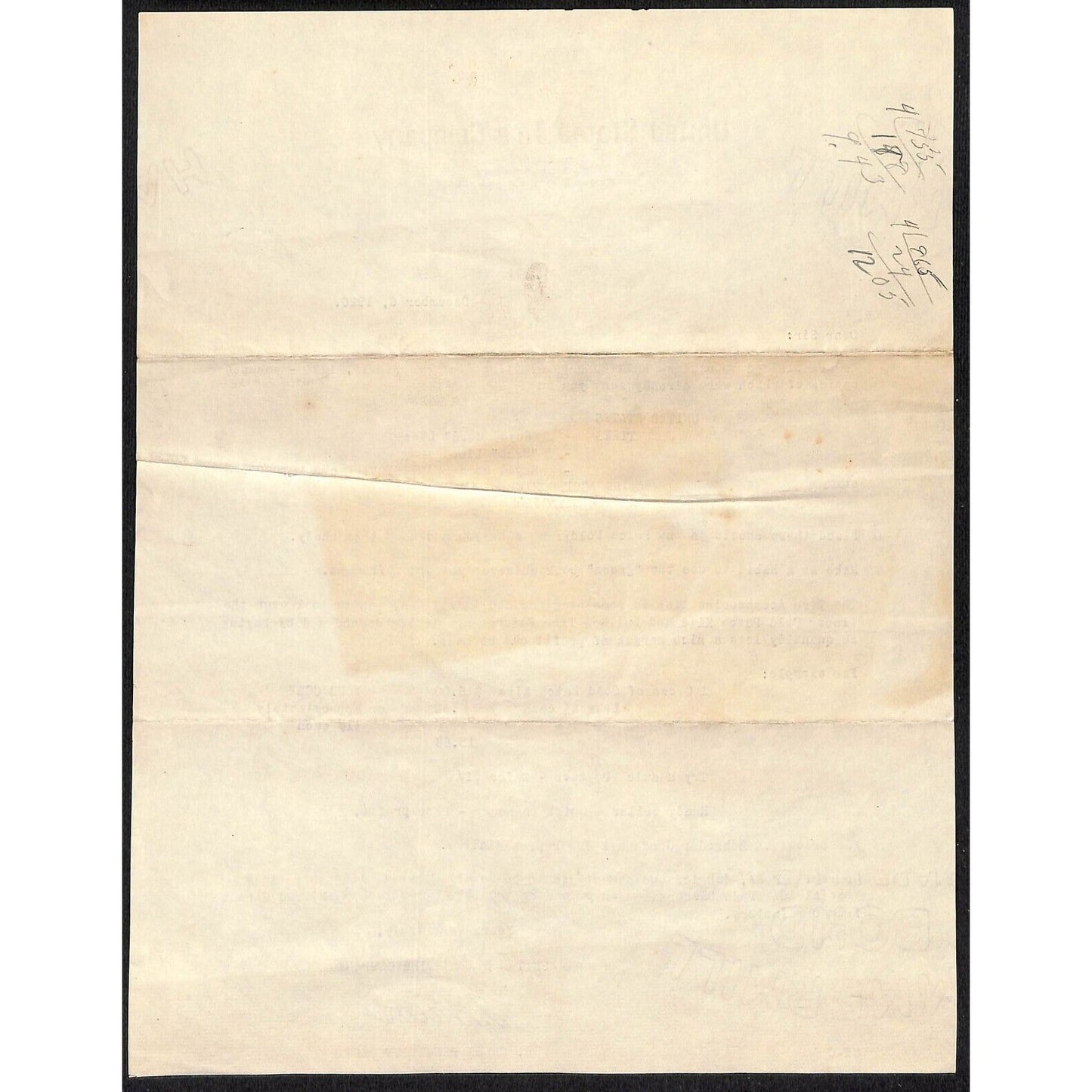 United States Tire Co. Morgan & Wright Broadway NYC 1926 Letterhead