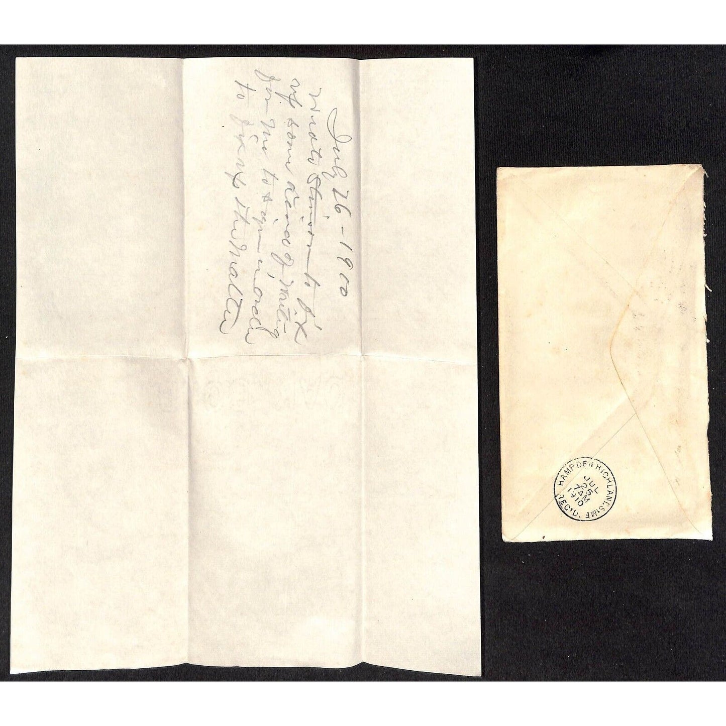 Granite State Mines Company 1910 ALS Letter to Hon. A.W. Knowlton* & Cover
