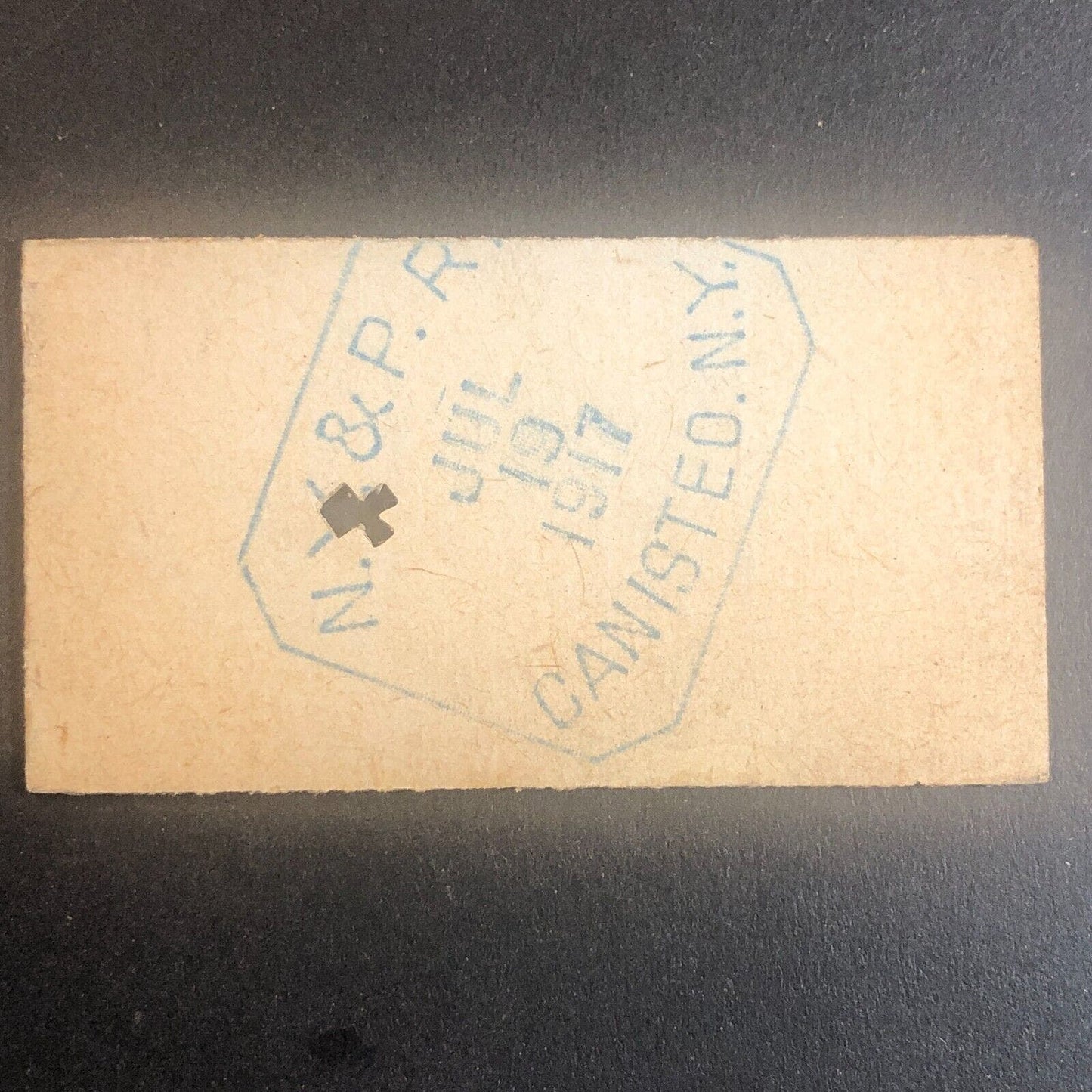 New York & Pennsylvania Railroad July 19 1917 Greenwood, NY Ticket #53570