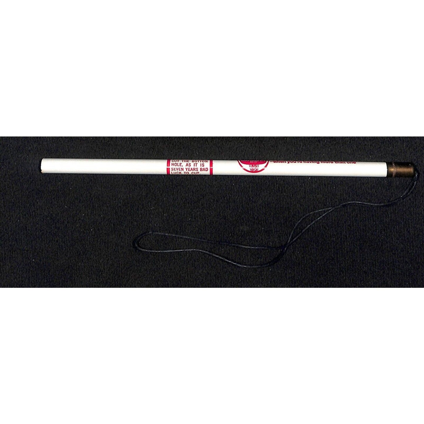 Schaefer "7 Years Bad Luck" Vintage Advertising Pencil w/ String Holder - VGC