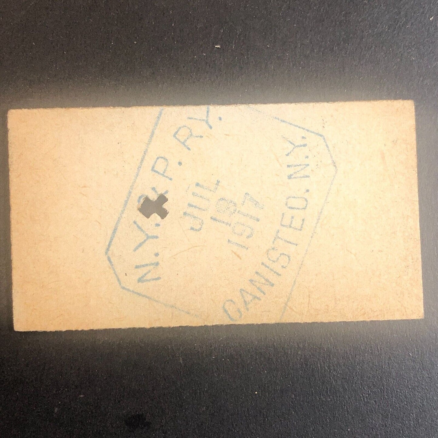 New York & Pennsylvania Railroad July 19 1917 Greenwood, NY Ticket #53578