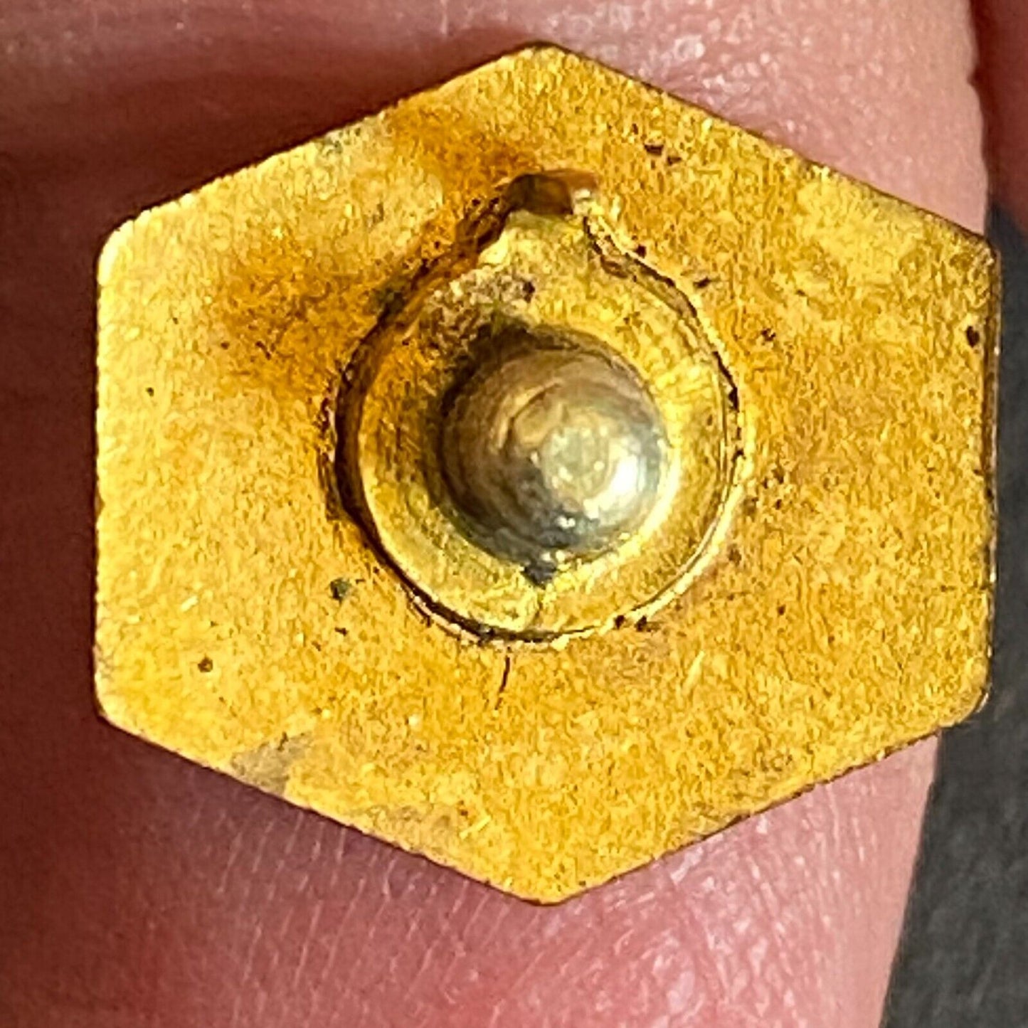 1932 "Rexall Clubs Honor Roll" Enameled Gold Tone Lapel Pin 11mm VGC