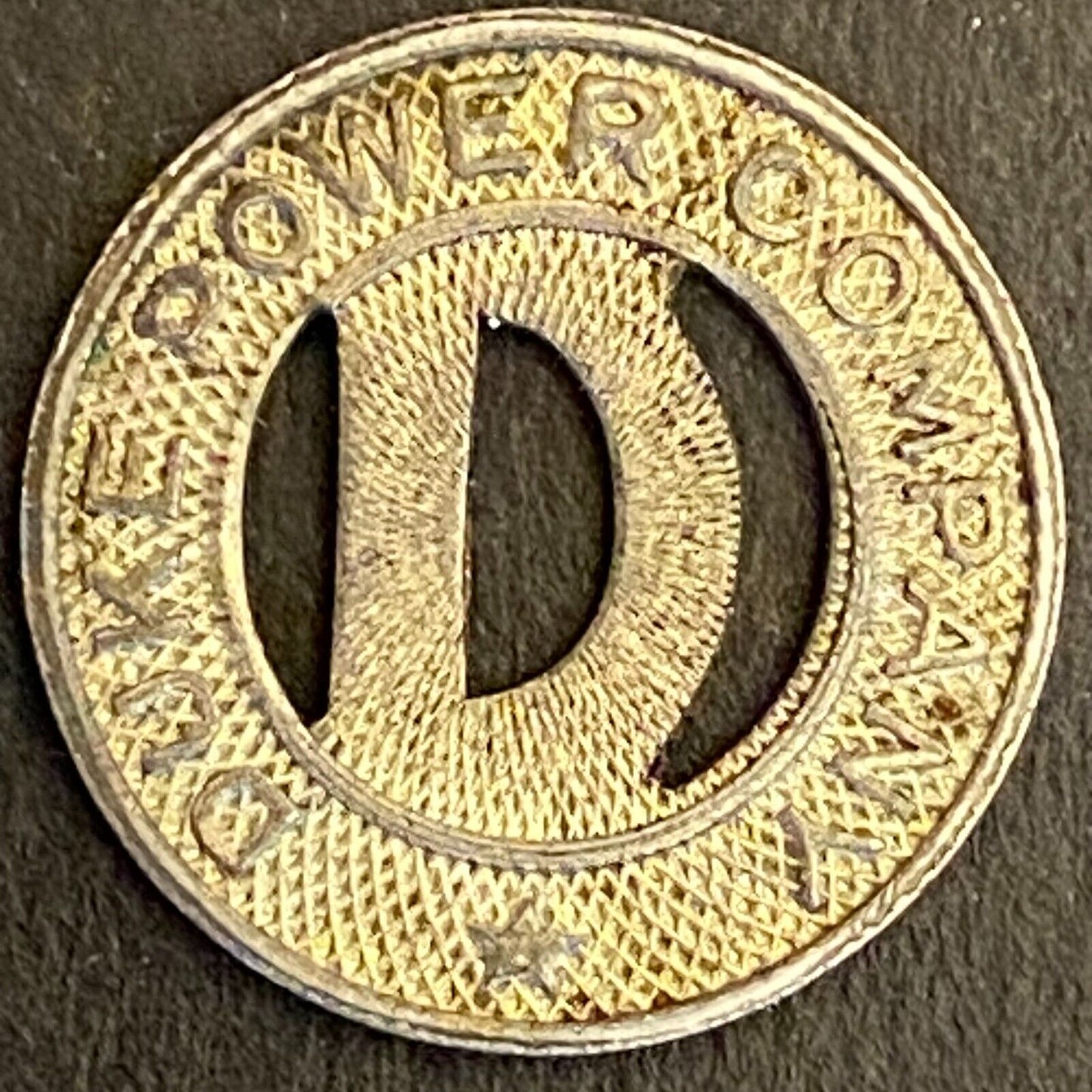 Duke Power Company (Durham, NC) G/F One Fare Transit Token 16mm (#4)