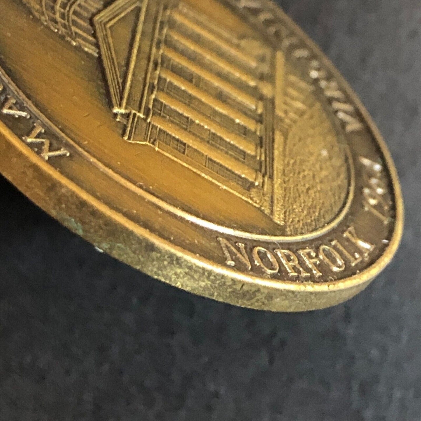 MacArthur Memorial Norfolk, VA 1964 "Price of Liberty" Medallion 34mm 12g VGC
