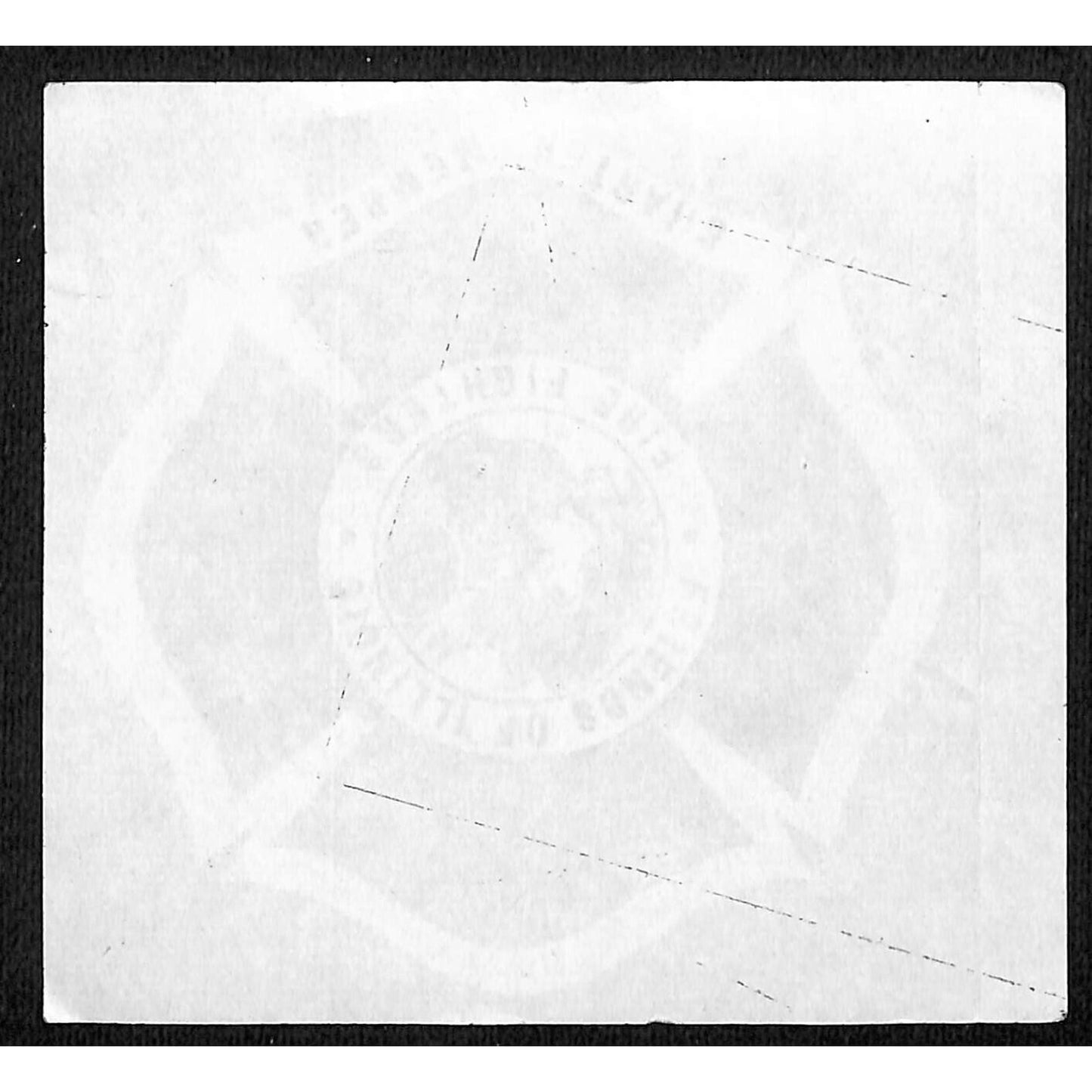 Illinois Fire Fighters Souvenir Charter Member Window Decal 3 1/2" dia.