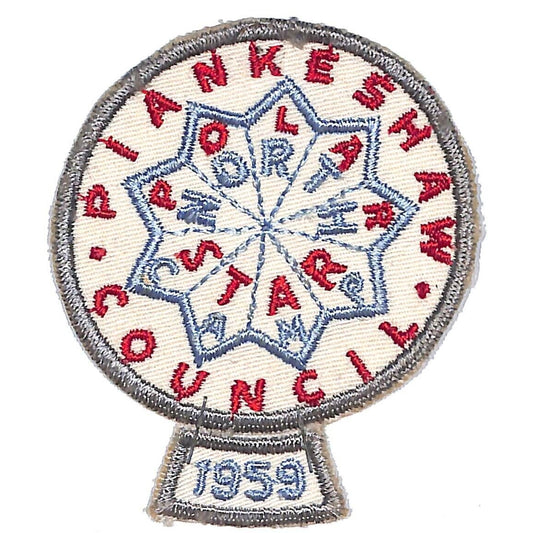 Boy Scouts BSA 1959 Piankeshaw Council Polar Star North Camp Patch VGC Scarce
