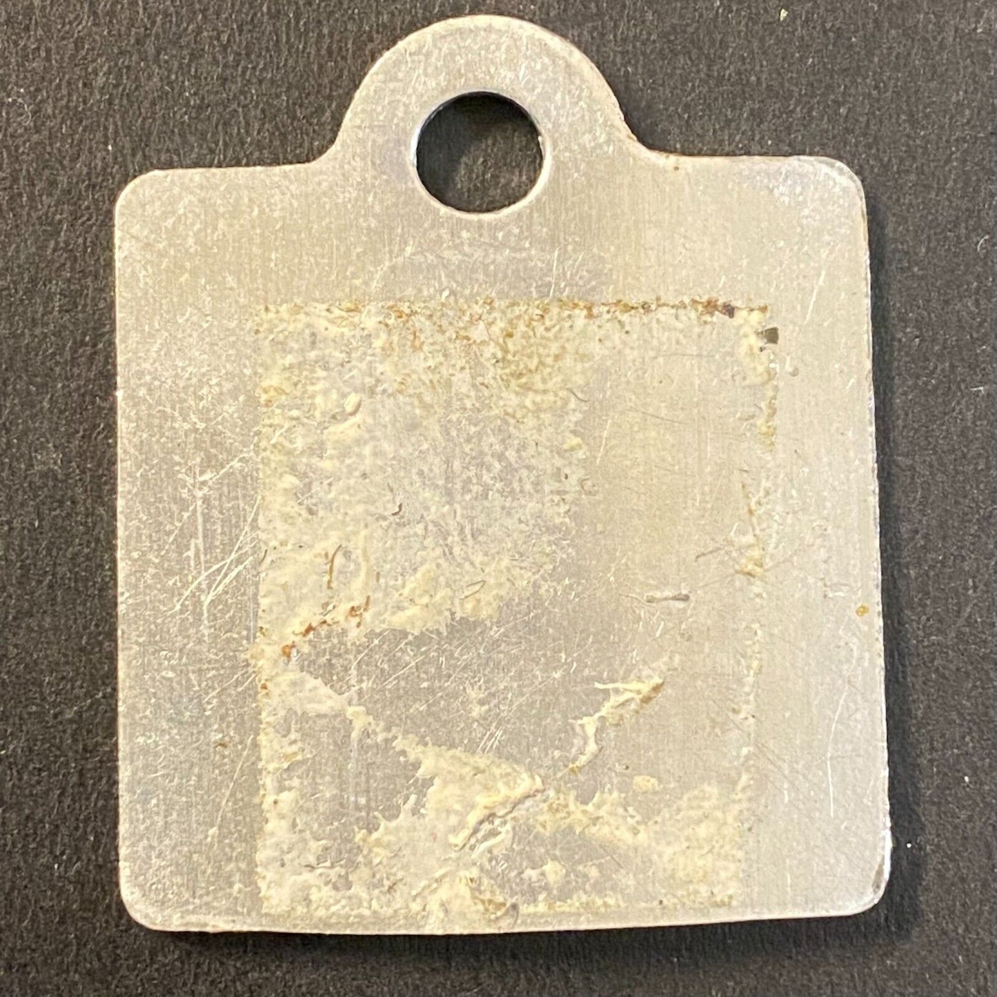 1972 Wilmette Vehicle License Tag MC-80 Motorcycle Aluminum