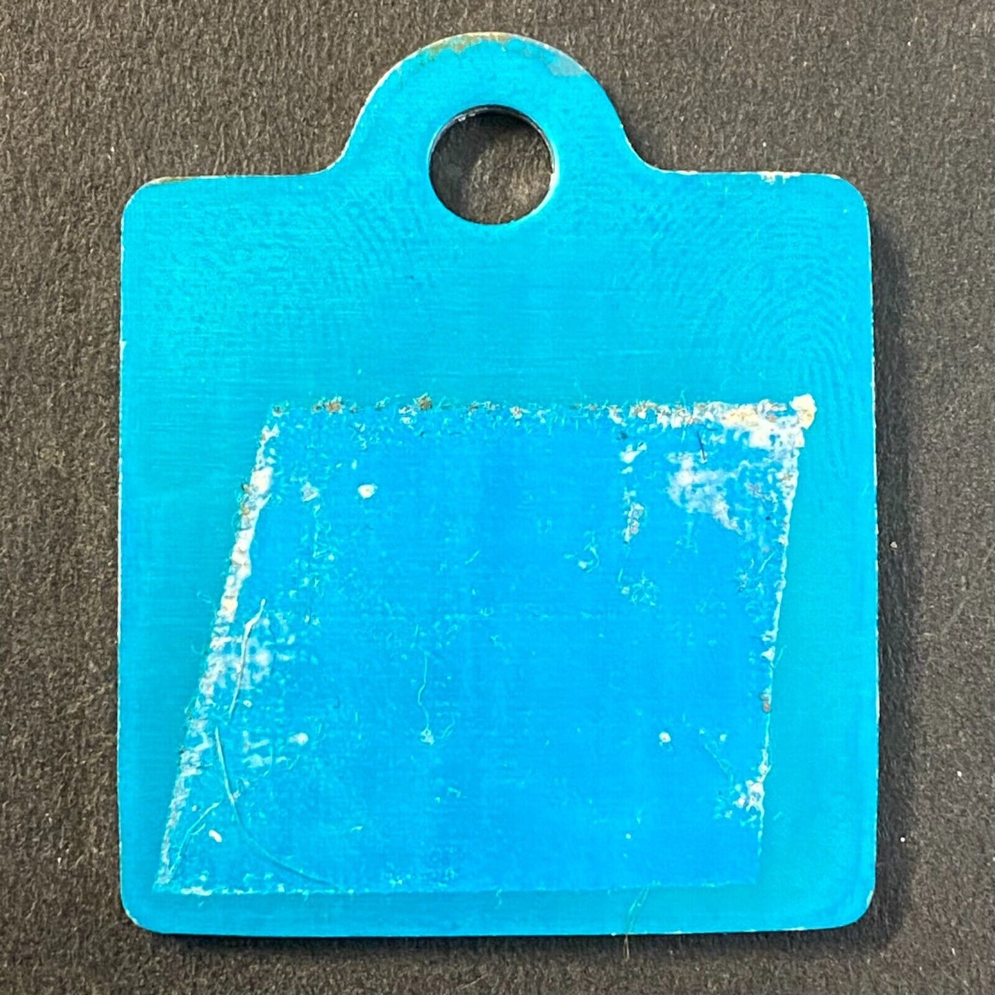1974 Wilmette Vehicle License Tag MC-129 Motorcycle Aluminum