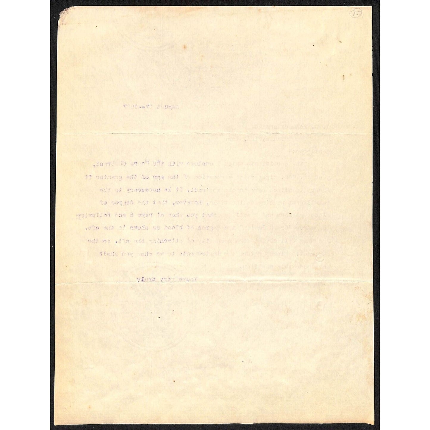 1907 Virgil R. Coss Farm Loans Muskogee, OK Indian Territory Letterhead