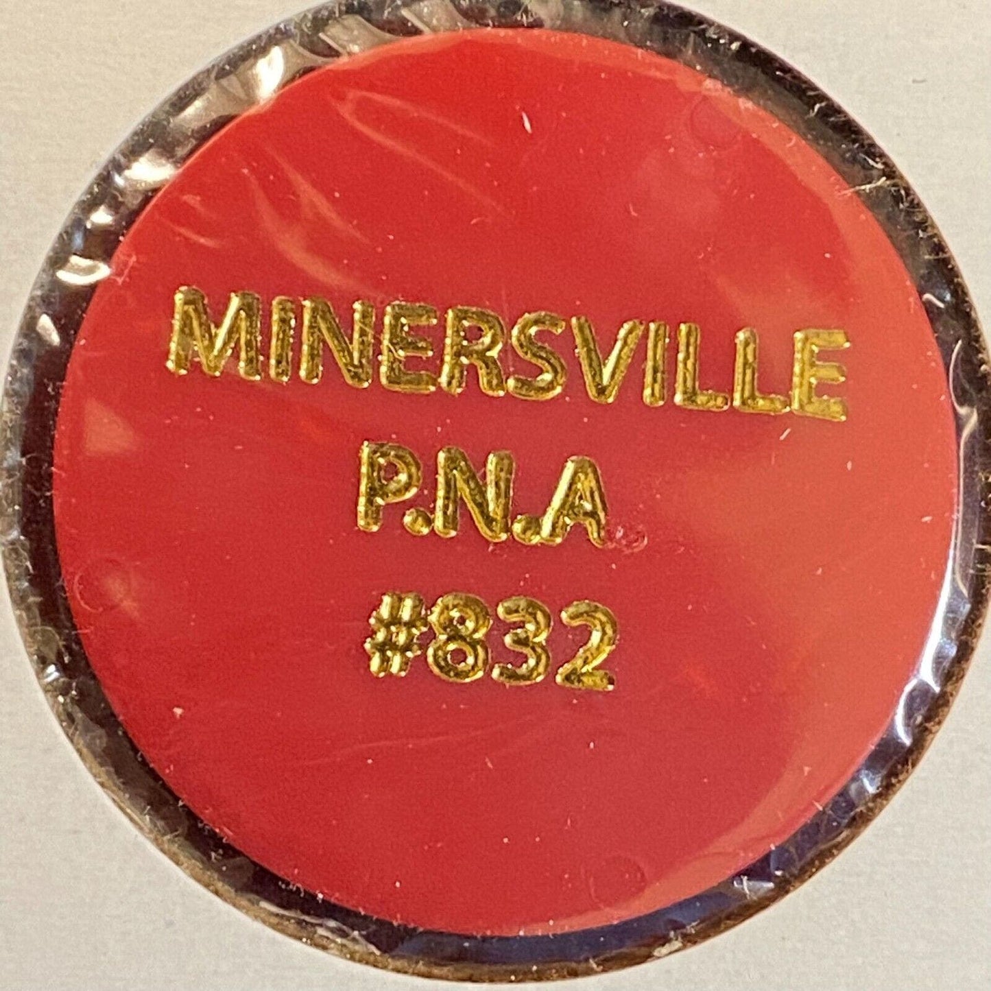 Minersville, PA PNA Polish National Alliance #382 c1980's Plastic Token "Liquor"