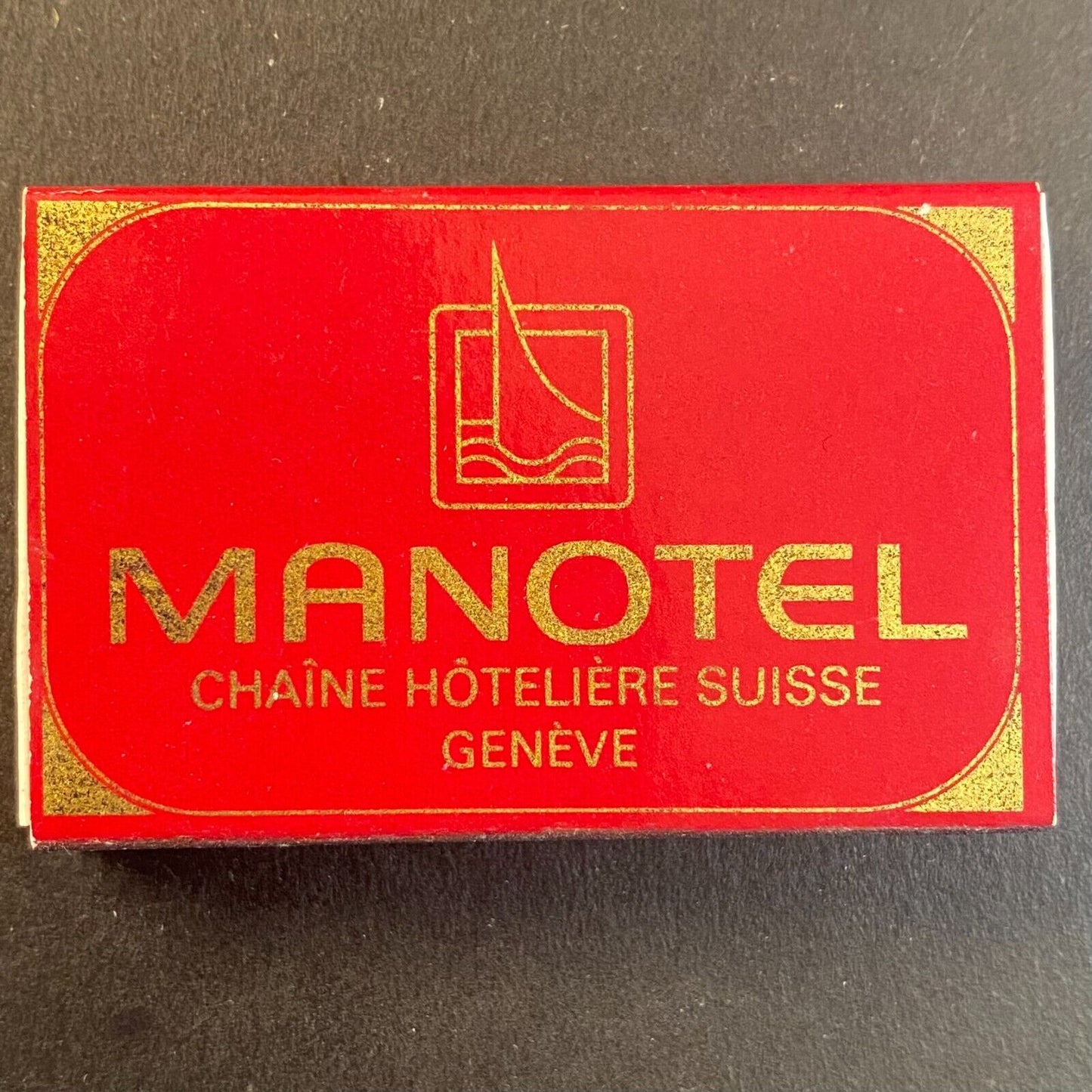 Manotel Swiss Hotels Geneve Switzerland Vintage Matchbox VGC Scarce