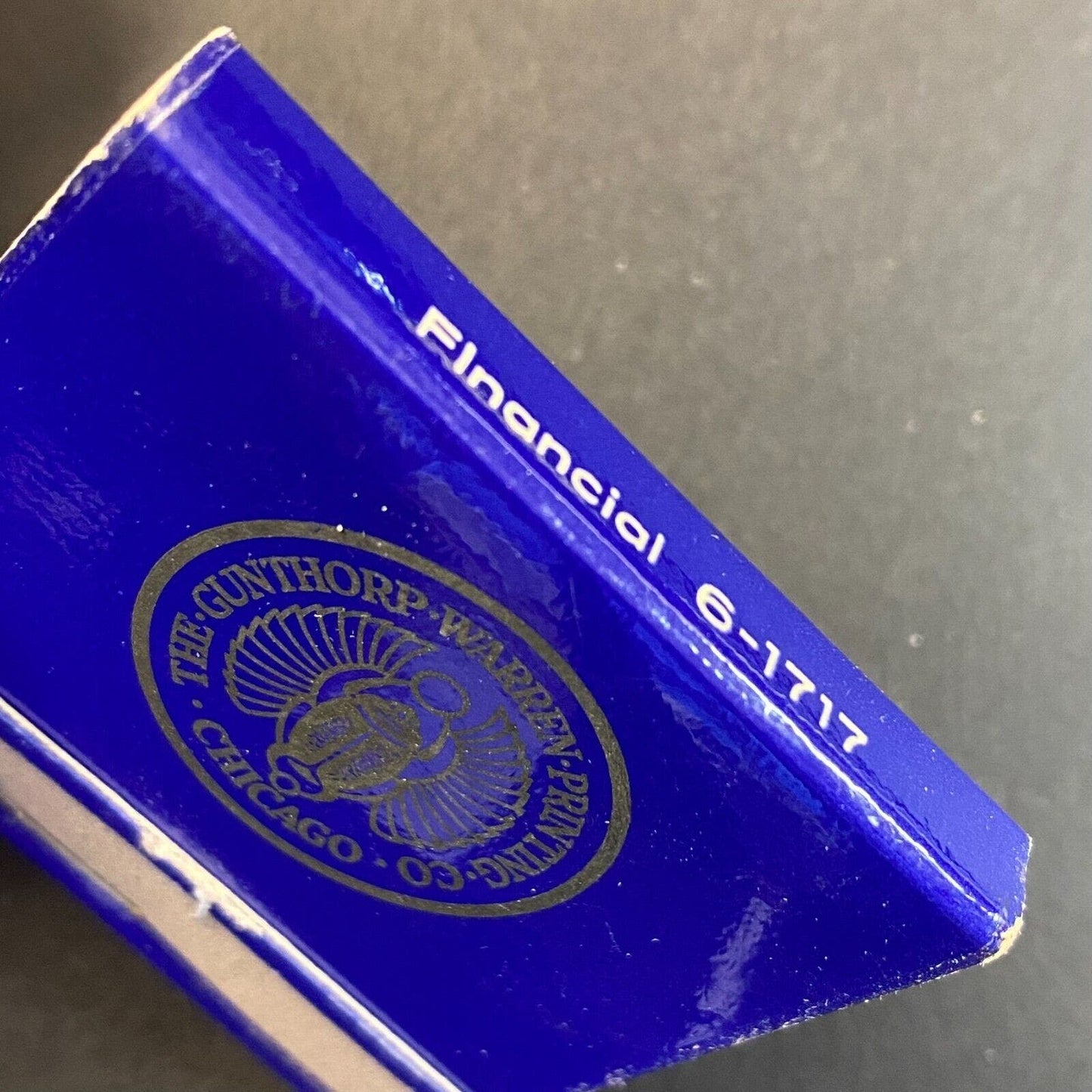 Gunthrop-Warren Printing Company Chicago c1960's-1973 Full Matchbook VGC