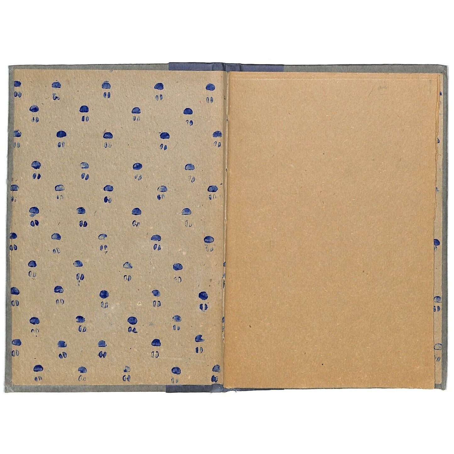 c1920's-40's Empty Note / Sketch Book w/ Drawn On ? Art on Hard Cover 5.25" x 8"
