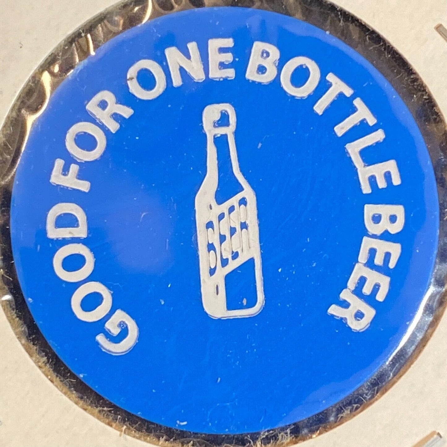 Hughesville, PA American Legion Post 35 c1970's-80's Plastic G/F One Beer Token