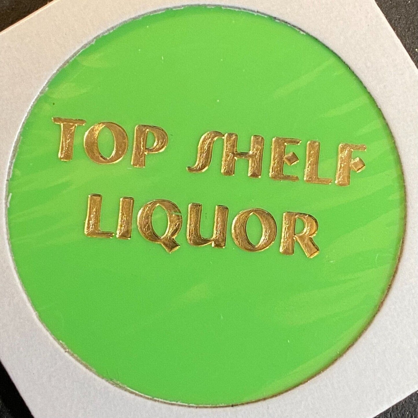 Harrisburg, PA Brownstone Lounge c2000-10 Plastic "Top Shelf Liquor" Token