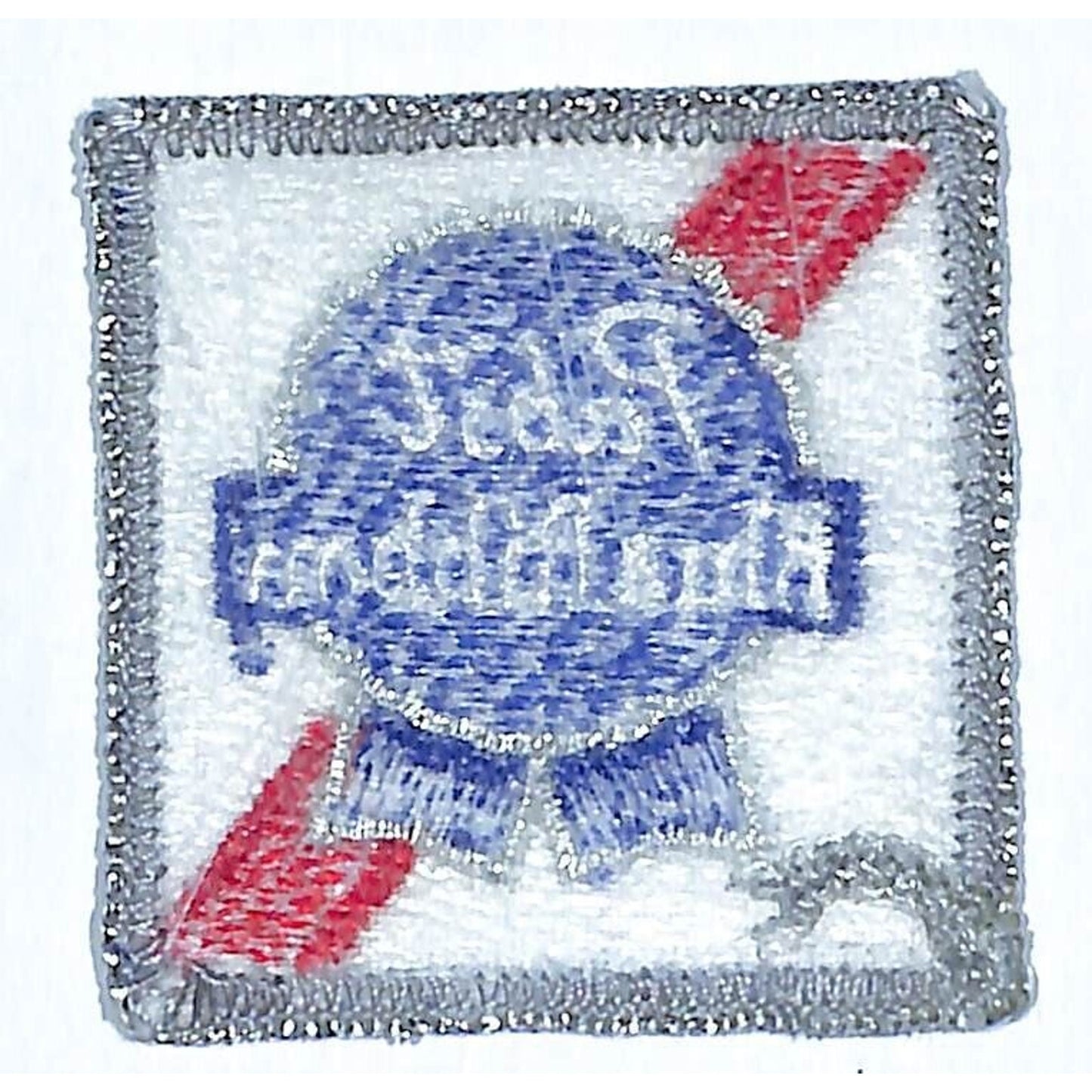 Pabst Blue Ribbon Beer Patch Vintage 2" w/ Glitter Thread Borders c1975-85 (#5)