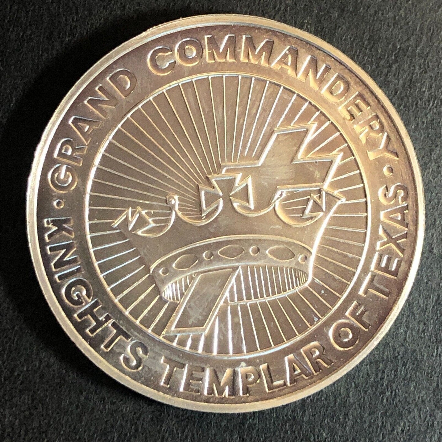 Knights Templar of Texas Amarillo 115th Grand Conclave Medallion WM 32mm 12g VGC