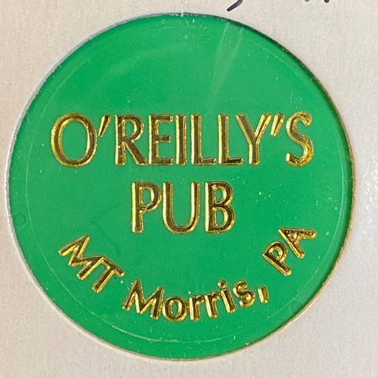Mt. Morris O'Reilly's Pub c1980's-90's Plastic Token G/F One Bottle Beer