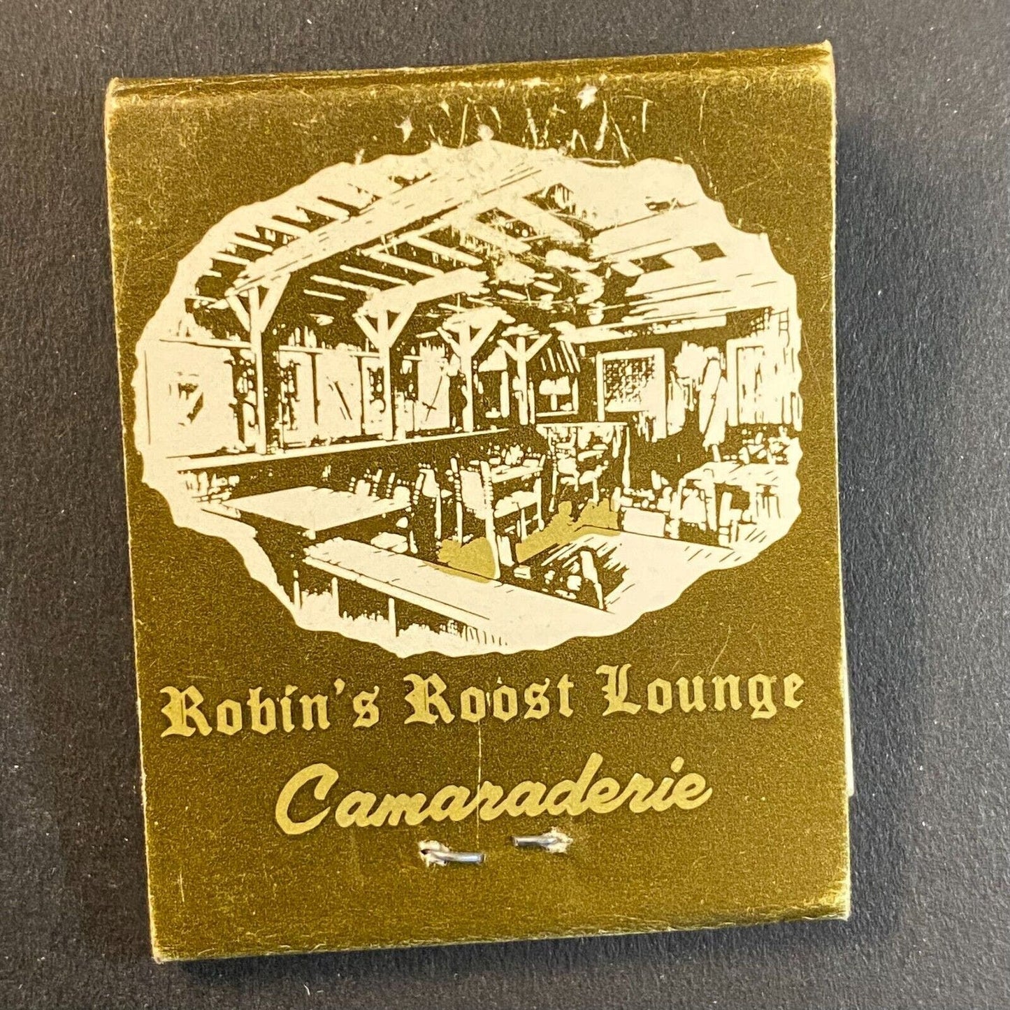 Robin Hood Restaurants / Roost Lounge c1960's-73 Full Matchbook VGC
