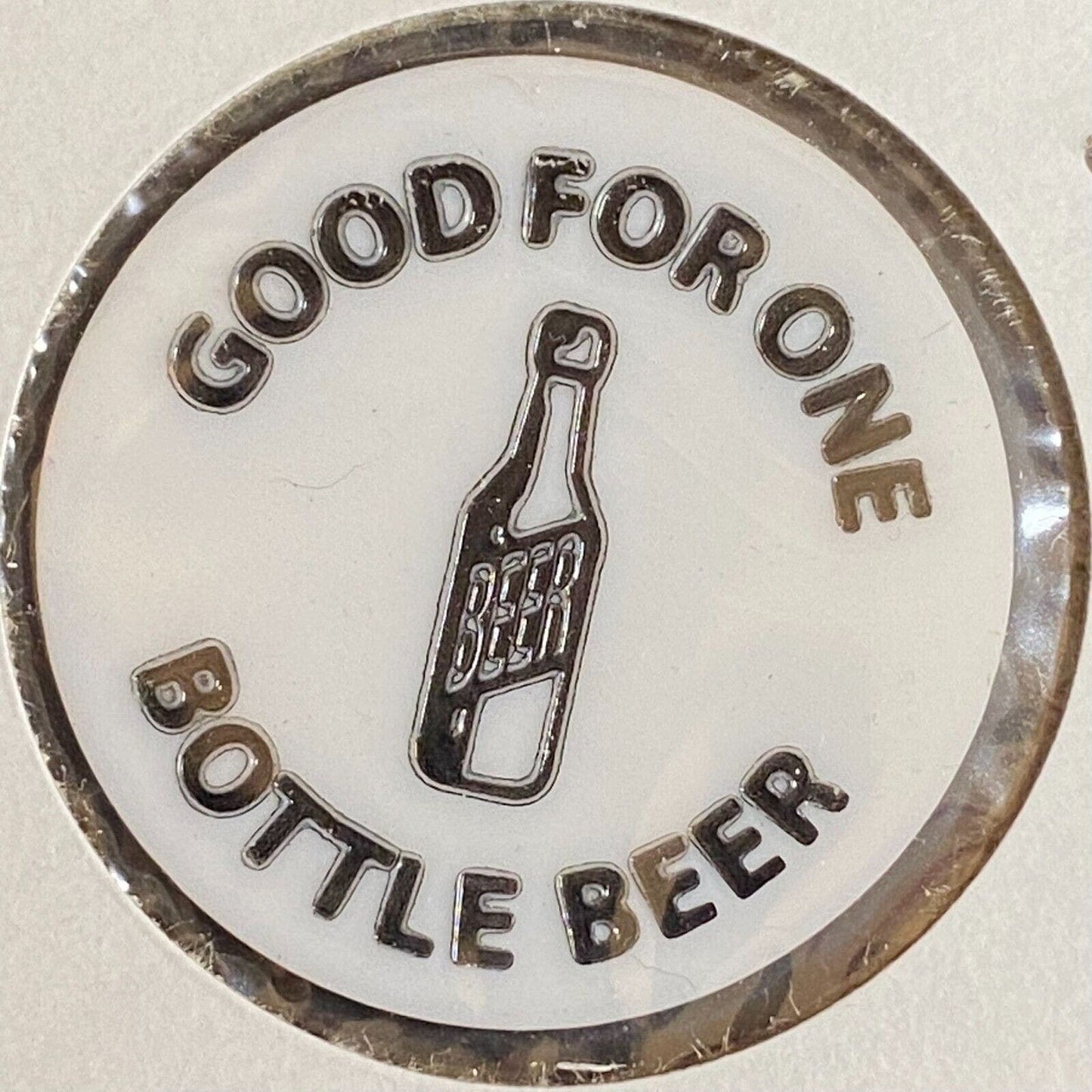 Hastings, PA Cambrian Hills Golf Course c1970's Plastic "Bottle Beer" Token