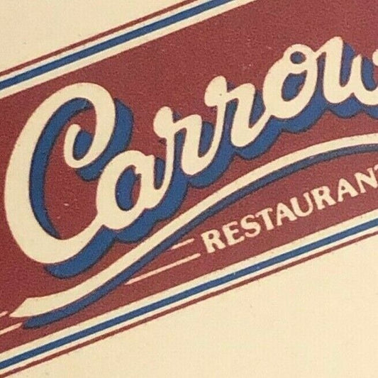 Carrows Restaurant Western States c1970's-80's Full Matchbook
