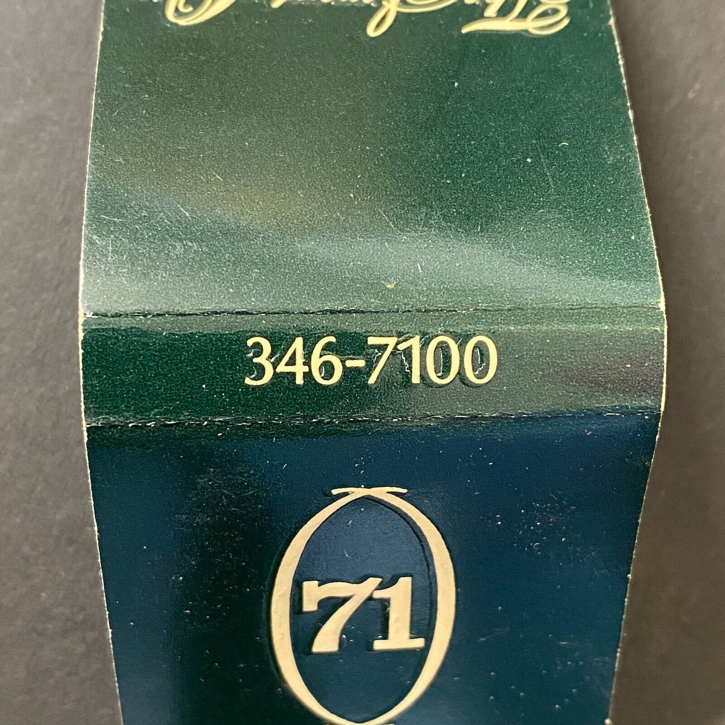 "The Seventy-One" (Rooftop Club) Chicago Full Matchbook VGC c1974-80's