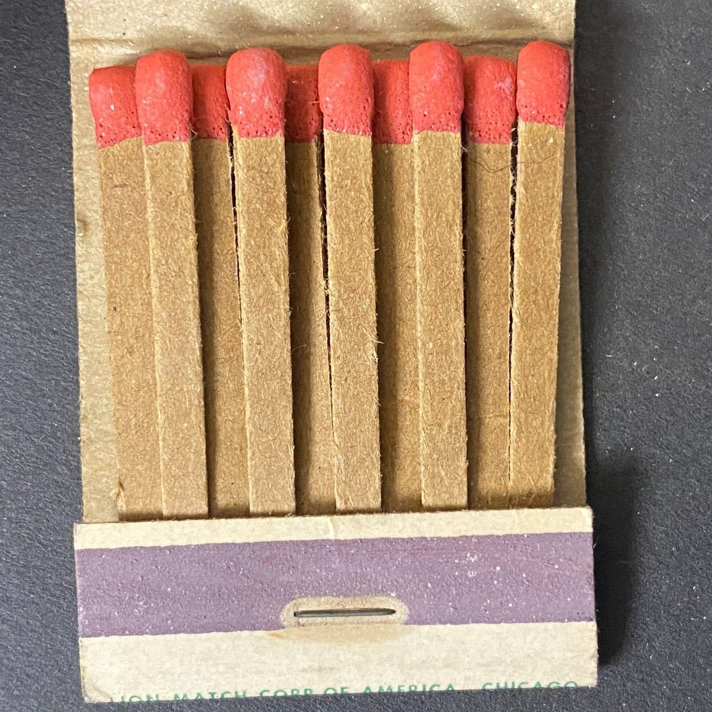 "Thank for Dropping In" "We Appreciate your Patronage" Matchbook VGC c1960's