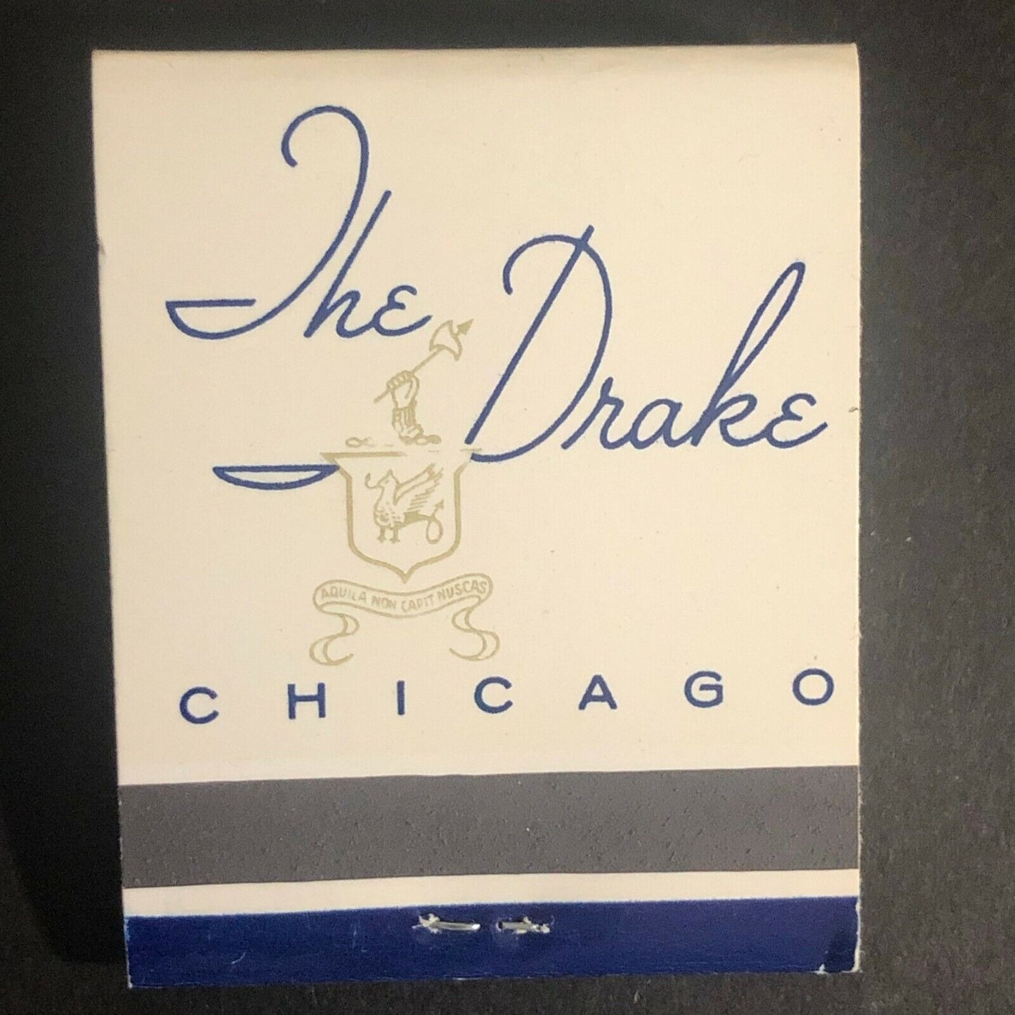 The Drake Chicago "Raleigh Rooms" c1970's Full Matchbook