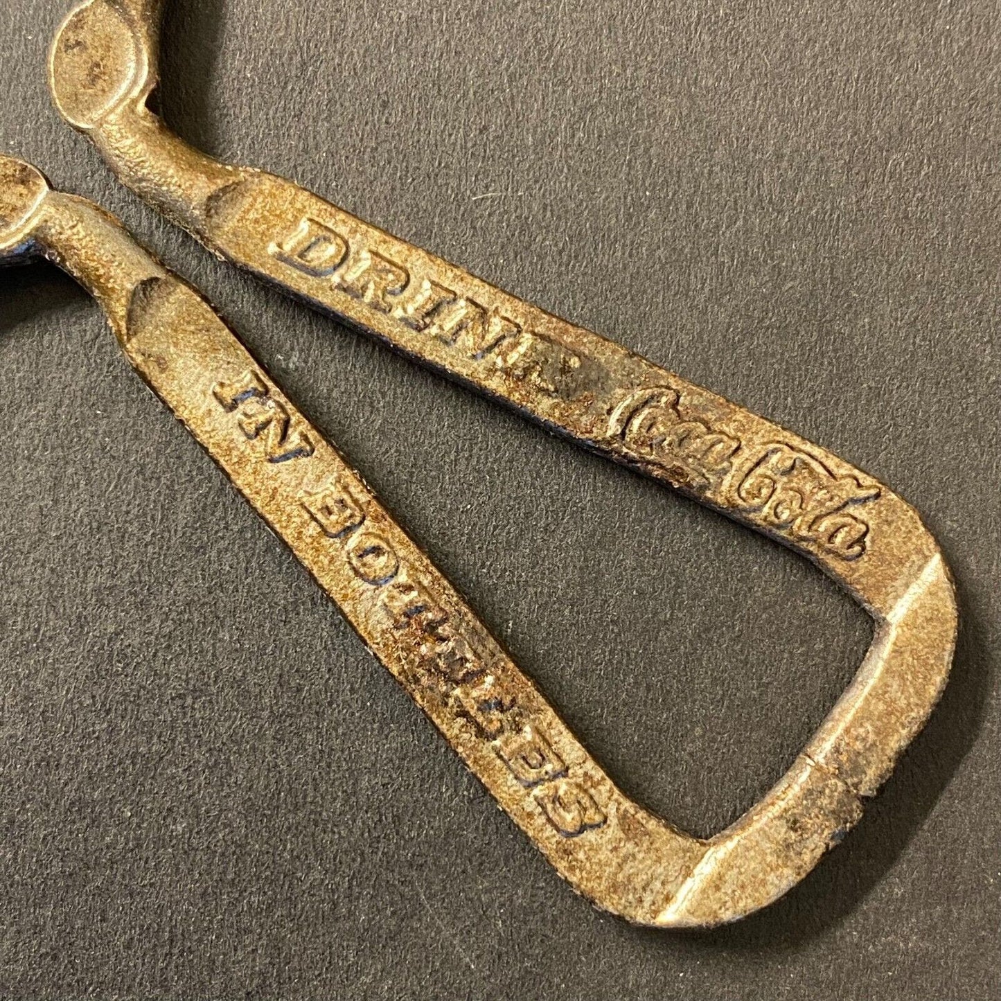 Drink Cola-Cola In Bottles Vintage Steel Bottle Opener 3 1/4"