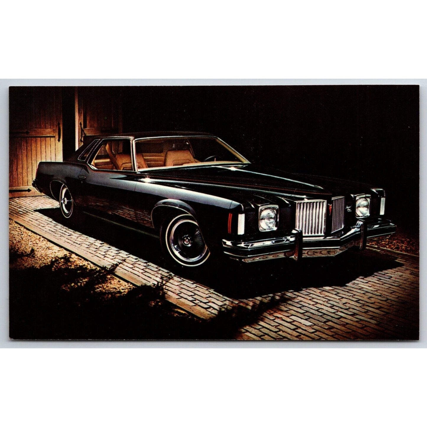 1974 Grand Prix Hardtop Coupe Maxon Pontiac - Union, NJ Dealer Postcard NOS VGC