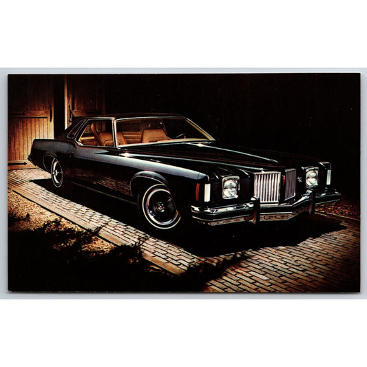 1974 Grand Prix Hardtop Coupe Maxon Pontiac - Union, NJ Dealer Postcard NOS VGC