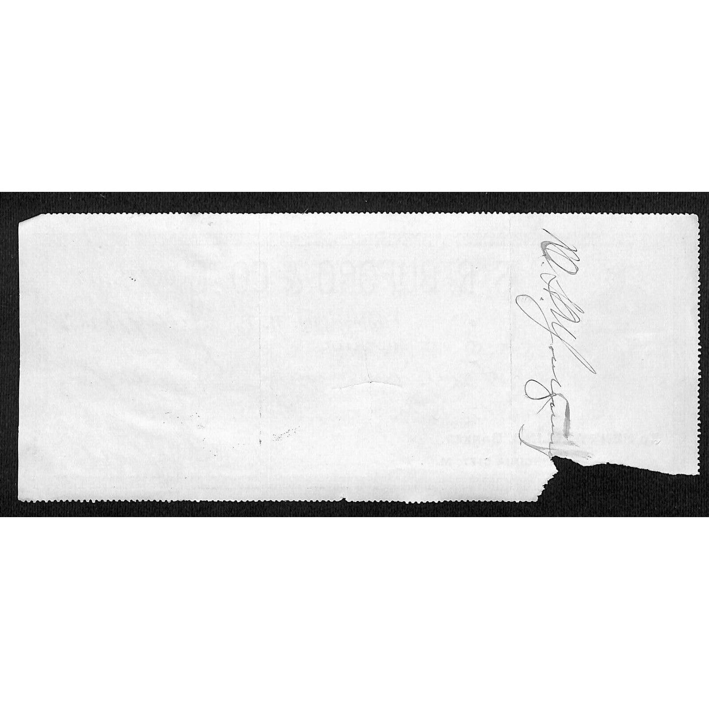 1888 Henry Elling Virginia City Montana Territory S.R. Buford Grocers Check #18