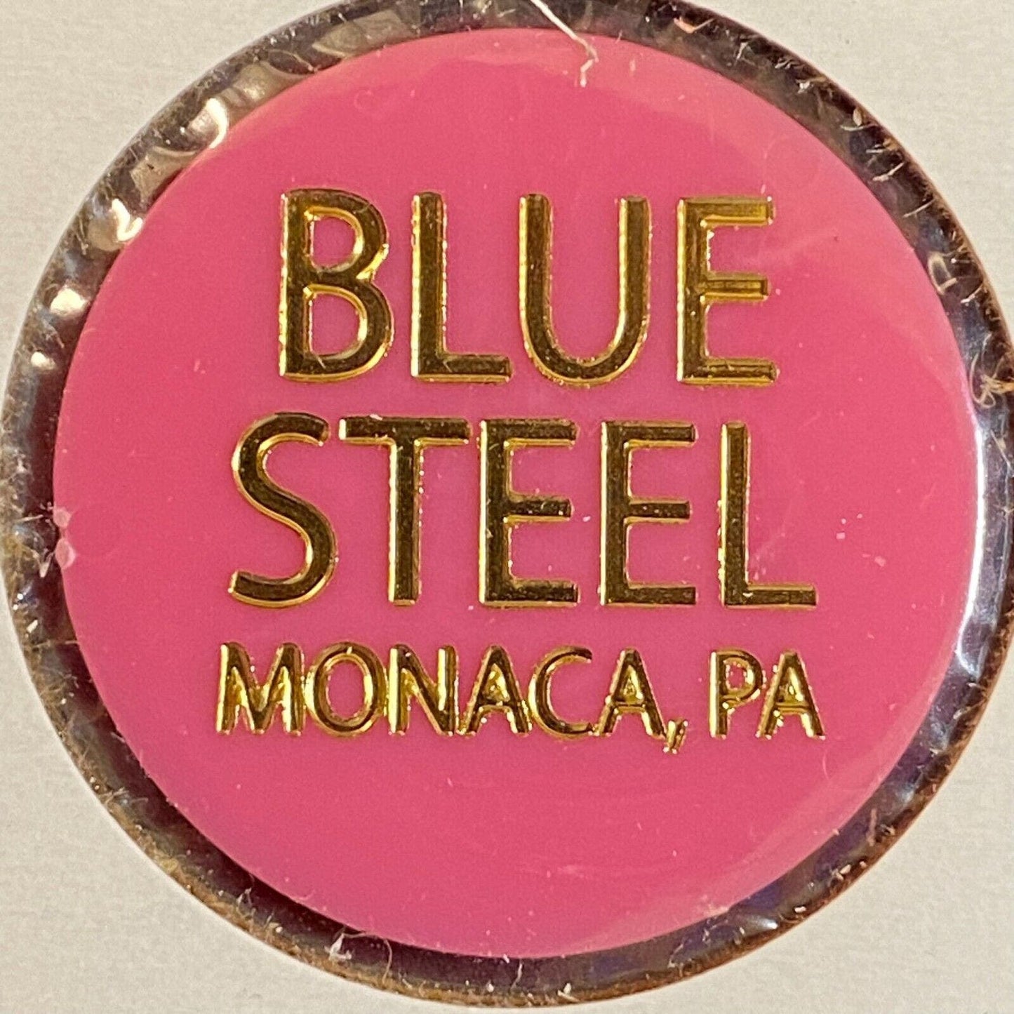 Monaca, PA Blue Steel (Club) c2000 Plastic Token "Bottom Shelf" Drink