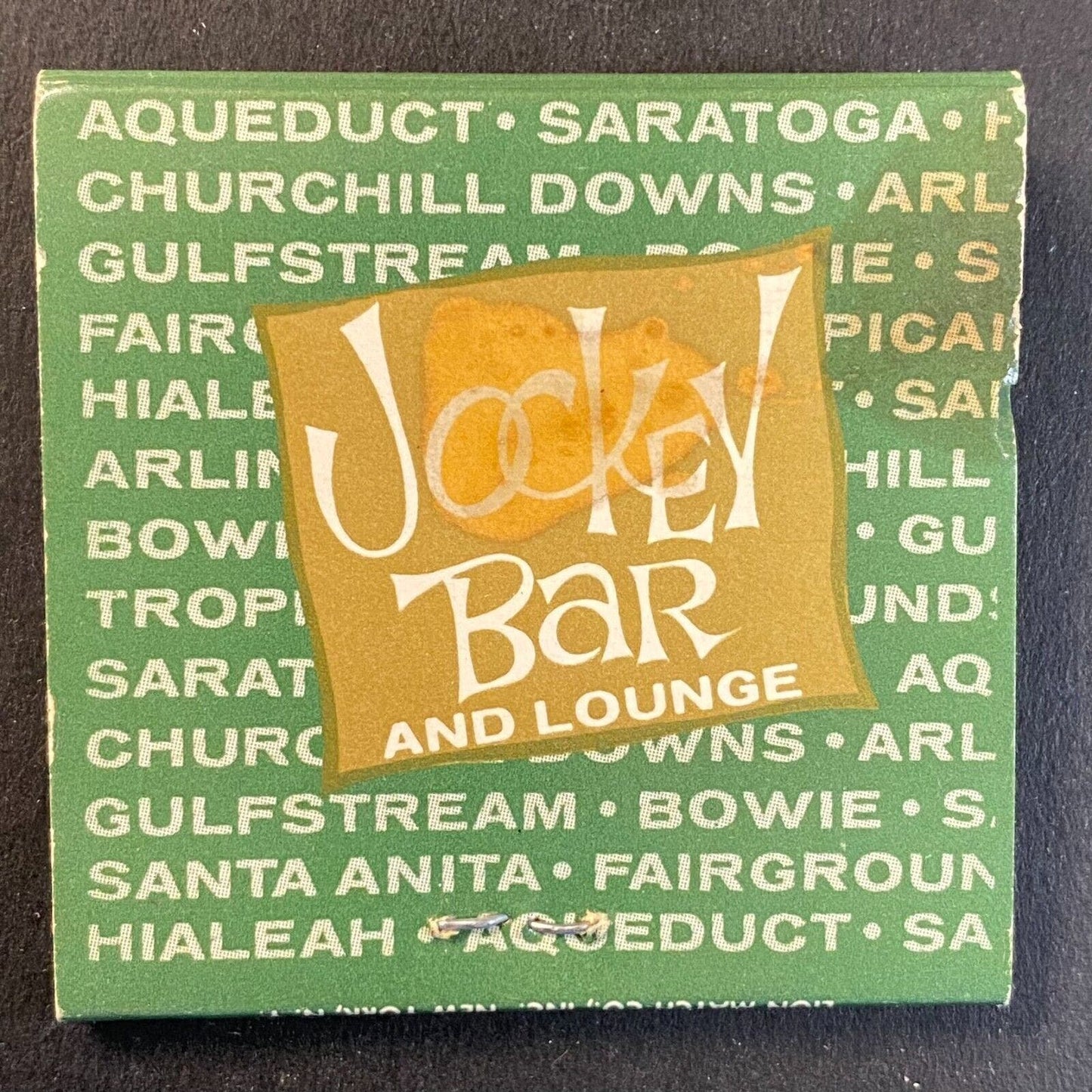 Golden Spur Restaurant Jockey Bar Lounge NYC c1960's-73 Full Matchbook VGC