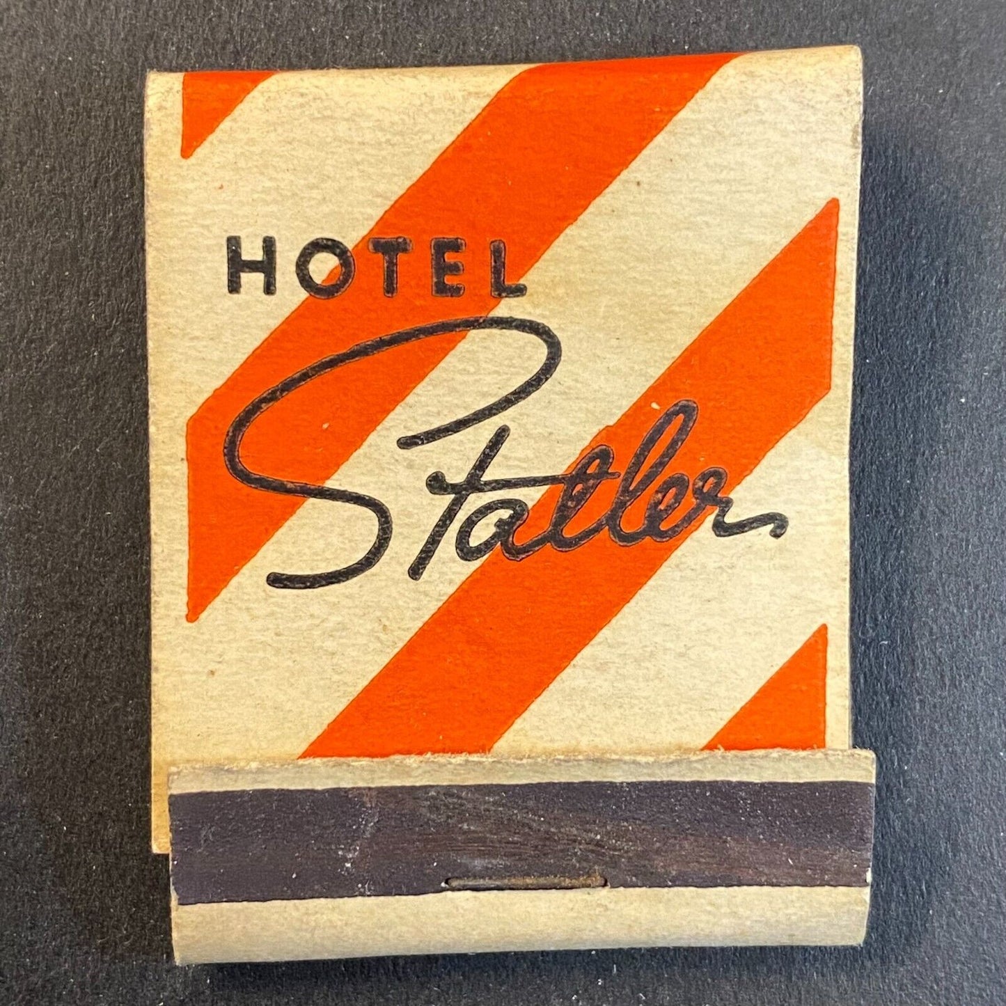Hotel Statler Major Cities c1940s Near Full (-2) Matchbook Scarce