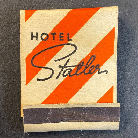 Hotel Statler Major Cities c1940s Near Full (-2) Matchbook Scarce