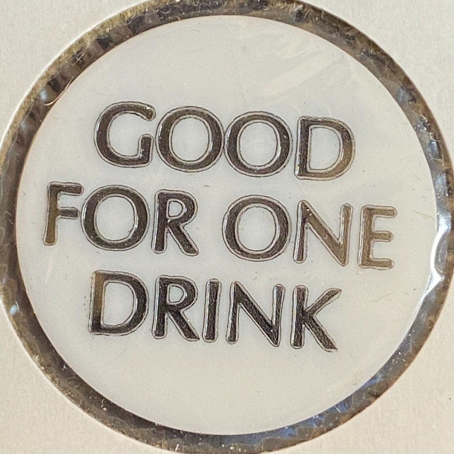 Irwin, PA Sheffield Lanes Plastic 1980's ? "Good for One Drink" Token