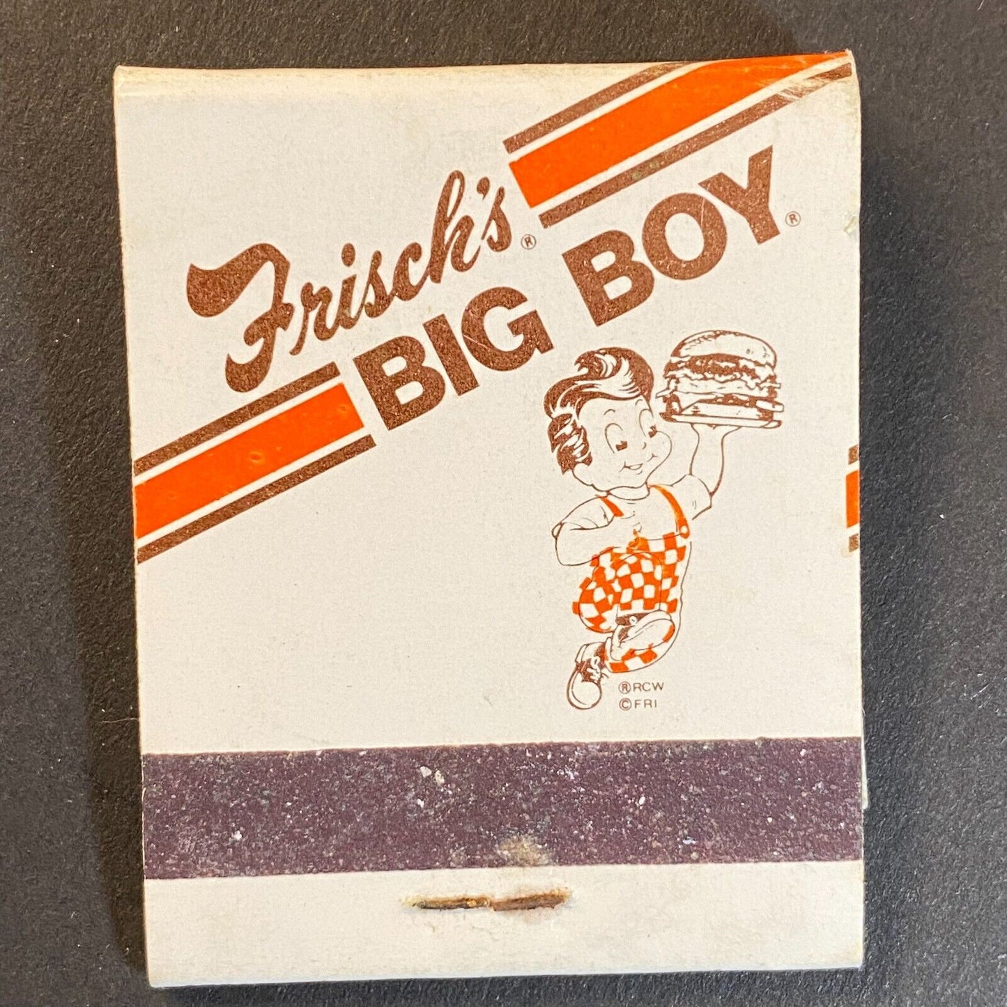 Frisch's Big Boy Hamburger Restaurants Full Matchbook c1974-80's VGC