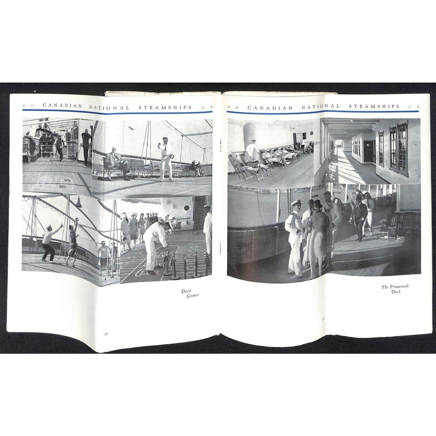 Canadian National Steamships British West Indies Brochure 1929 17" x 23" VGC