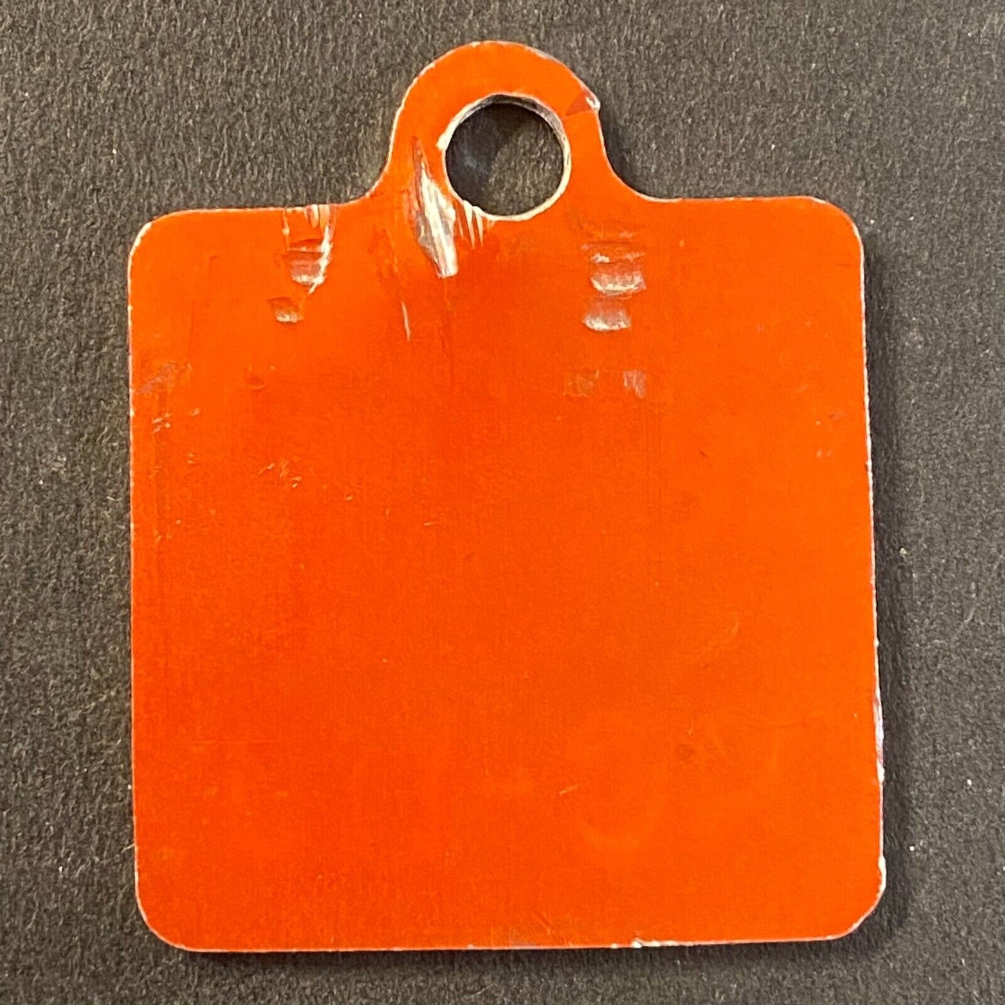 1975 Wilmette Vehicle License Tag MC-119 Motorcycle Aluminum