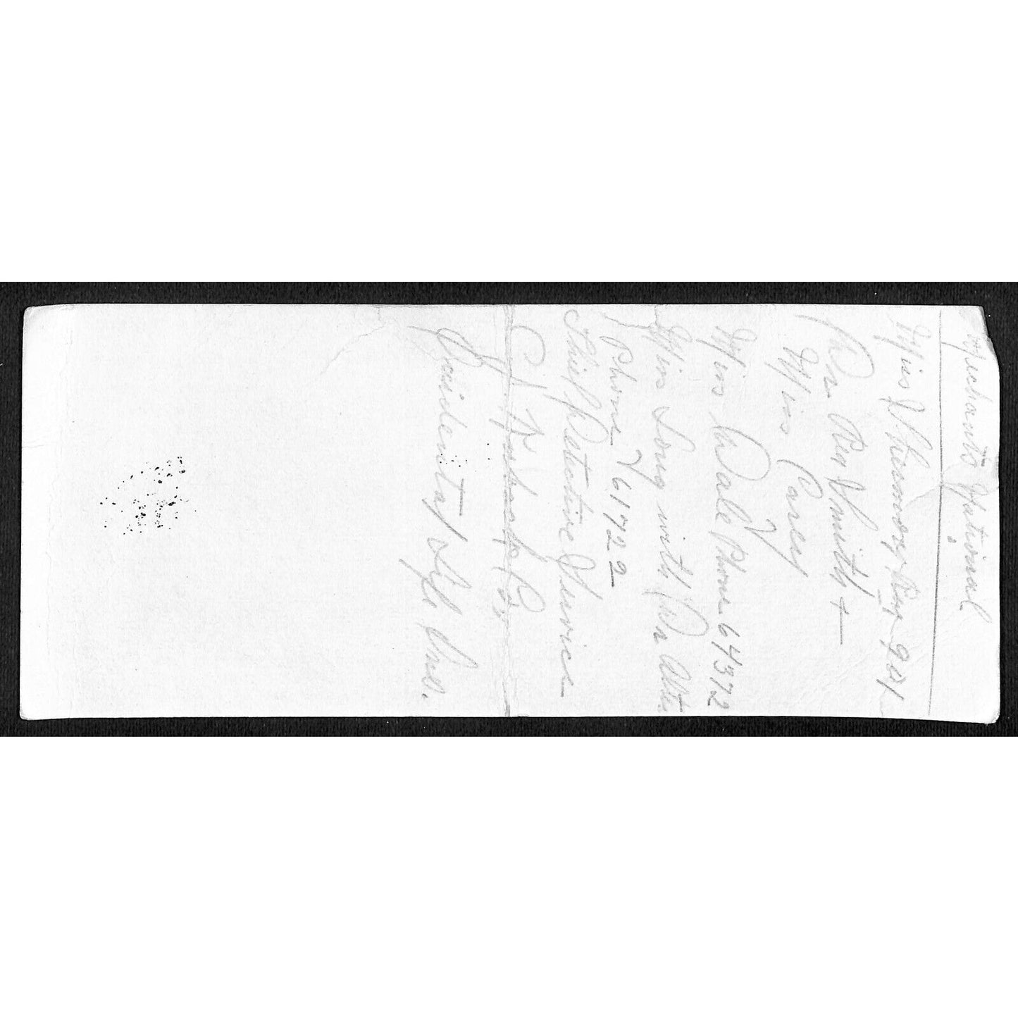 California Complete Box Lunch Co. (Los Angeles?) Ink Blotter c1920's Scarce