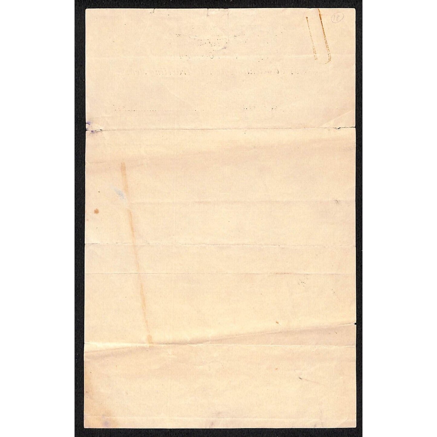 1901 City Hotel Dover, OK Indian Territory Billhead Rate $1 "...Traveling Men"