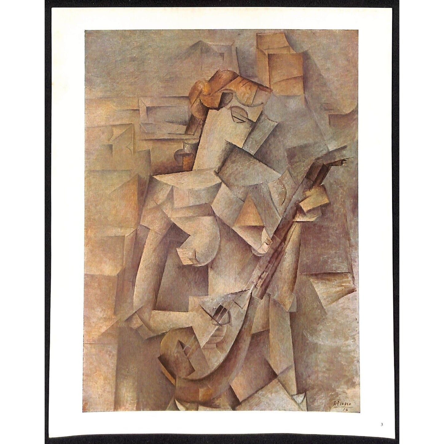 "Skira Inc." Picasso Skira Color Prints w/ Cover & Bio Sheet