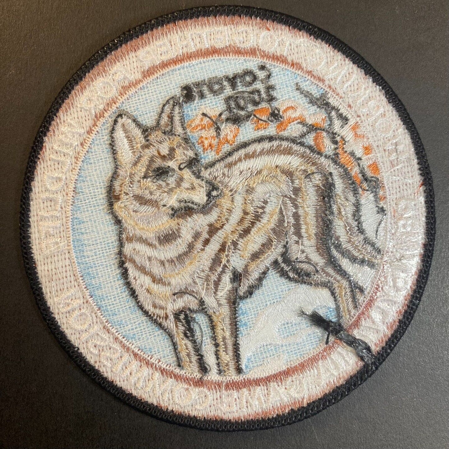 PA Game Commission Coyote 2001 Wildlife Embroidered Patch 4" NOS VGC