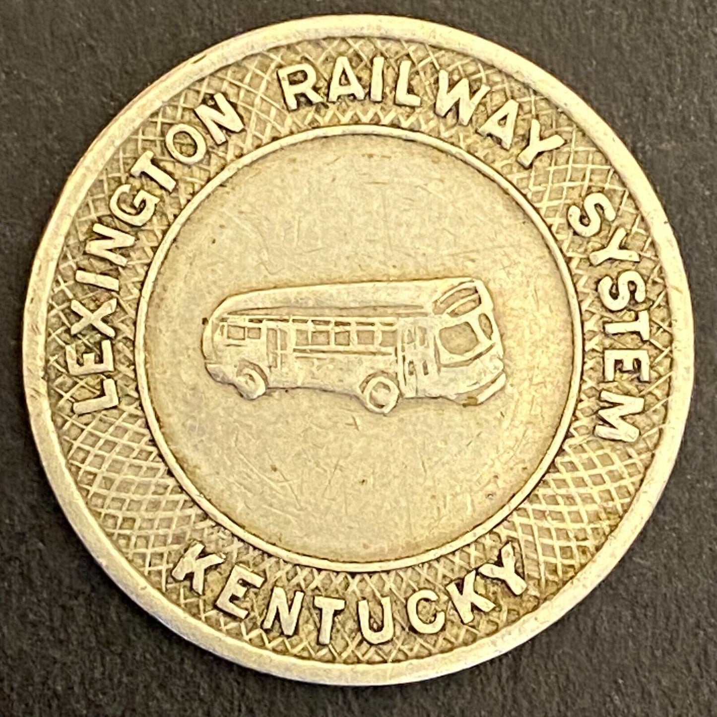 Lexington Railway System Kentucky G/F One Fare Bus Token 23mm