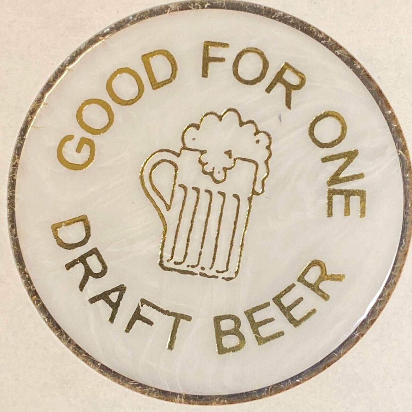Havertown, PA AL Manoa Post #667 c1970's-80's Plastic Draft Beer" Token