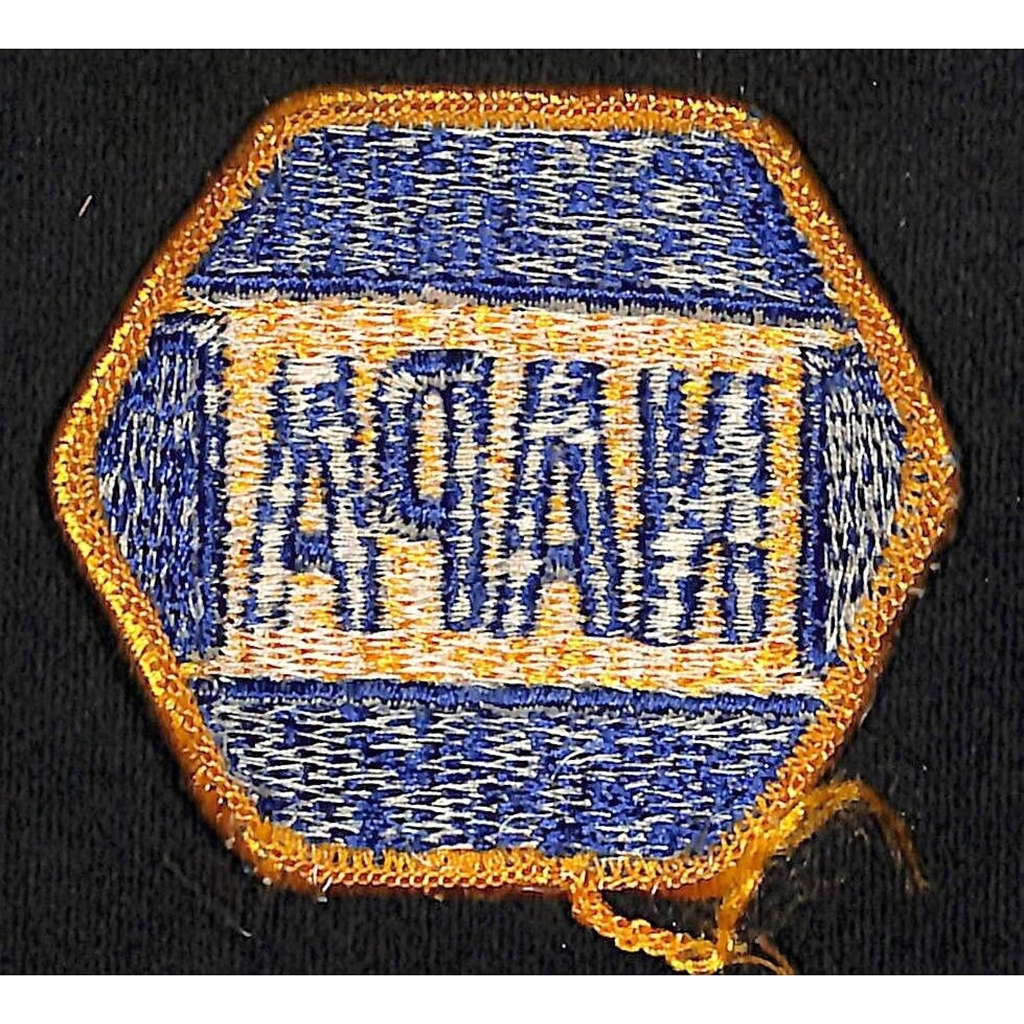 Napa Auto Parts Blue & Gold Embroidered Patch 2 1/2" x 2 3/4" c1970's- 80's